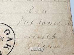 CIVIL War Patriotic Envelope Union General Mcclellan With 3 Cent Us Stamp Fp225