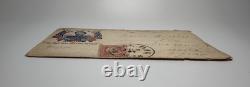 CIVIL War Patriotic Envelope Union General Mcclellan With 3 Cent Us Stamp Fp225
