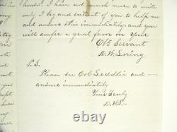 CIVIL War Patriotic Illus Frederick Maryland Hospital Pow Letter 1862 Dies 1863