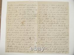 CIVIL War Patriotic Illus Parole Camp Pow Letter Chicago 1862 115th Ny