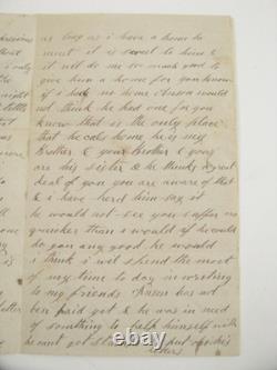 CIVIL War Patriotic Illus Parole Camp Pow Letter Chicago 1862 115th Ny