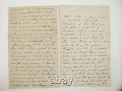 CIVIL War Patriotic Illus Parole Camp Pow Letter Chicago 1862 115th Ny