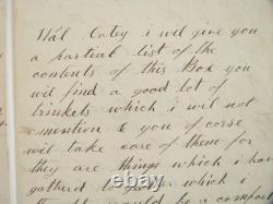 CIVIL War Patriotic Illus Parole Camp Pow Letter Chicago 1862 115th Ny