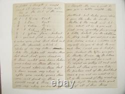 CIVIL War Patriotic Illus Parole Camp Pow Letter Chicago 1862 115th Ny
