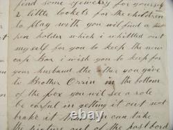 CIVIL War Patriotic Illus Parole Camp Pow Letter Chicago 1862 115th Ny
