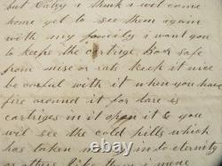 CIVIL War Patriotic Illus Parole Camp Pow Letter Chicago 1862 115th Ny