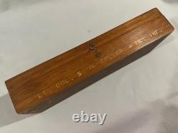 CIVIL War Period Officer Cribbage Board Box Named