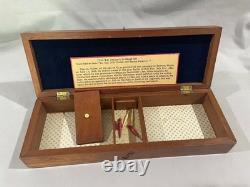 CIVIL War Period Officer Cribbage Board Box Named