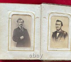 CIVIL War Photo Album Lincoln & Family Generals John Wilkes Booth