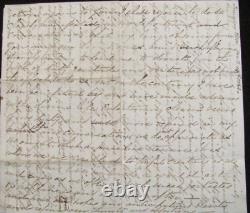 CIVIL War Port Royal South Carolina New York Officer Letter 1863