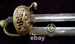 CIVIL War Presentation Grade M 1850 Staff & Field Officer Sword W Eagle Quillon