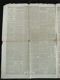 CIVIL War President Lincoln Visits The Army 1862 Richmond Campaign Newspaper