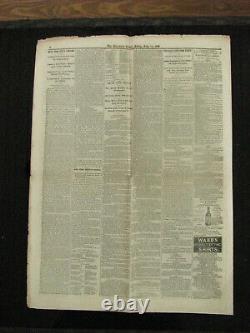 CIVIL War President Lincoln Visits The Army 1862 Richmond Campaign Newspaper