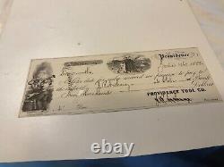 CIVIL War Providence Ri Tool Company Armory5 Items Shipping Receipts 1858 1863