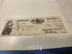 CIVIL War Providence Ri Tool Company Armory5 Items Shipping Receipts 1858 1863