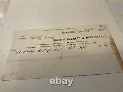 CIVIL War Providence Ri Tool Company Armory5 Items Shipping Receipts 1858 1863