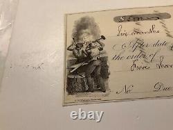 CIVIL War Providence Ri Tool Company Armory5 Items Shipping Receipts 1858 1863
