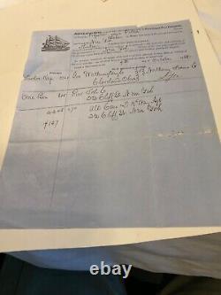 CIVIL War Providence Ri Tool Company Armory5 Items Shipping Receipts 1858 1863