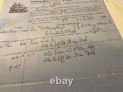 CIVIL War Providence Ri Tool Company Armory5 Items Shipping Receipts 1858 1863
