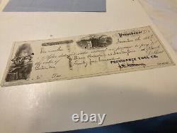 CIVIL War Providence Ri Tool Company Armory5 Items Shipping Receipts 1858 1863