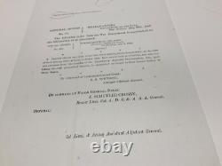 CIVIL War Rebel Pows Parole Ordered General Grant 1865 New Orleans Gulf. #1912