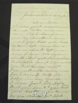 CIVIL War Scandalous Women Vermont Soldier Letter 1864