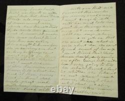 CIVIL War Scandalous Women Vermont Soldier Letter 1864