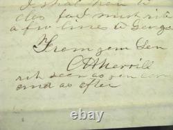 CIVIL War Scandalous Women Vermont Soldier Letter 1864