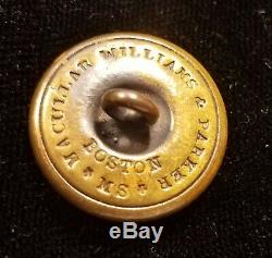 CIVIL War School Button Virginia Military Institute Albert# Su-408-ty Rare Back