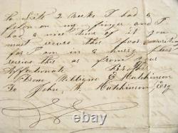 CIVIL War Soldier Letter Died At Andersonville Prison Georgia 2nd Nyha