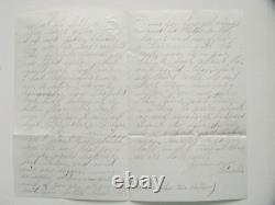 CIVIL War Soldier Letter Meeting General Grant- A Very Good Looking Man