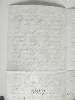 CIVIL War Soldier Letter Meeting General Grant- A Very Good Looking Man