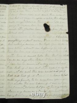 CIVIL War South Carolina Confederate Letter Morris Island 1861