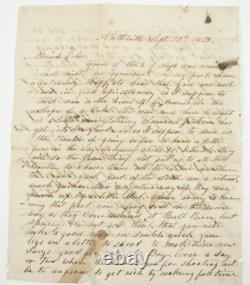 CIVIL War Stonewall Jackson Invades Maryland Letter To 115th Ny Soldier CIVIL War Stonewall Jackson Invades Maryland Letter To 115th Ny Soldier