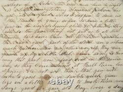 CIVIL War Stonewall Jackson Invades Maryland Letter To 115th Ny Soldier