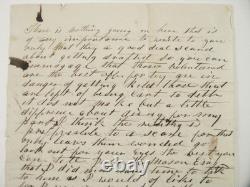 CIVIL War Stonewall Jackson Invades Maryland Letter To 115th Ny Soldier