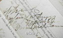 CIVIL War Thibodaux Louisiana 4th Iowa Artillery Requisition 1865