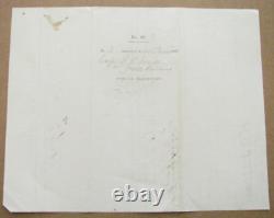 CIVIL War Thibodaux Louisiana 4th Iowa Artillery Requisition 1865