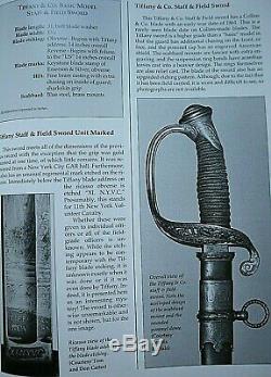 CIVIL War Tiffany Staff & Field Officer Sword Made By Collins & Co Hartford 1862