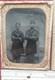 CIVIL War Tintype 2 Soldier Pals Quarter Plate Size