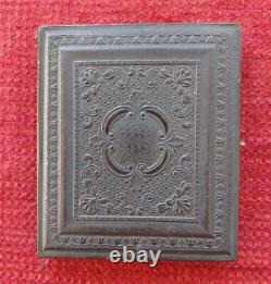 CIVIL War Tintype Confederate Soldier Secesh Badge CIVIL War Tintype Confederate Soldier Secesh Badge