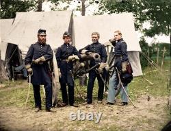 CIVIL War U. S. Artillery Captain's Shoulder Straps Matched Pair