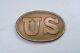 CIVIL War U. S. Oval'puppy Paw' Belt Buckle'w. H. Smith, Brooklyn' Non-dug