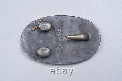 CIVIL War U. S. Oval'puppy Paw' Belt Buckle'w. H. Smith, Brooklyn' Non-dug