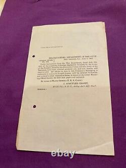 CIVIL War Union Armies Mustered Out July 1865 General Canby Order New Orleans