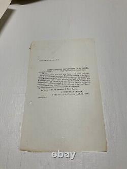 CIVIL War Union Army Of Potomac & Tennessee Mustered Out Gen Canby Go 1893