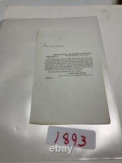 CIVIL War Union Army Of Potomac & Tennessee Mustered Out Gen Canby Go 1893