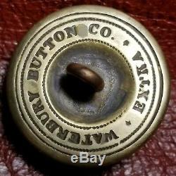 CIVIL War Union California Coat Button Waterbury Button Co Extra