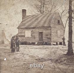 CIVIL War Union City Point, Virginia Secret Service Hq. Stereoview Photo 1861