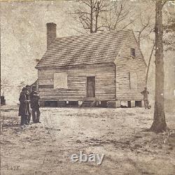 CIVIL War Union City Point, Virginia Secret Service Hq. Stereoview Photo 1861